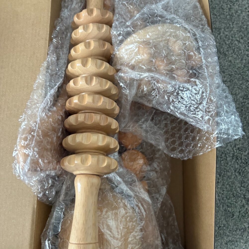 Komogir Wood Therapy Body Contouring Massage Tool Set NEW - Picture 2 of 2